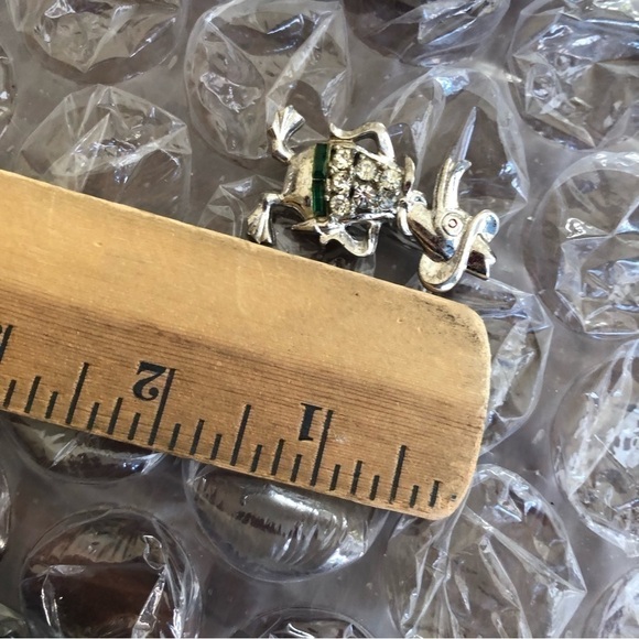 Vintage Rhinestone Cowboy Western Duck Pin Brooch - Picture 5 of 5